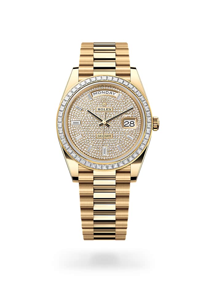 Rolex Day-Date 40 228398TBR-0036 - Oyster, 40 mm, yellow gold and diamonds
