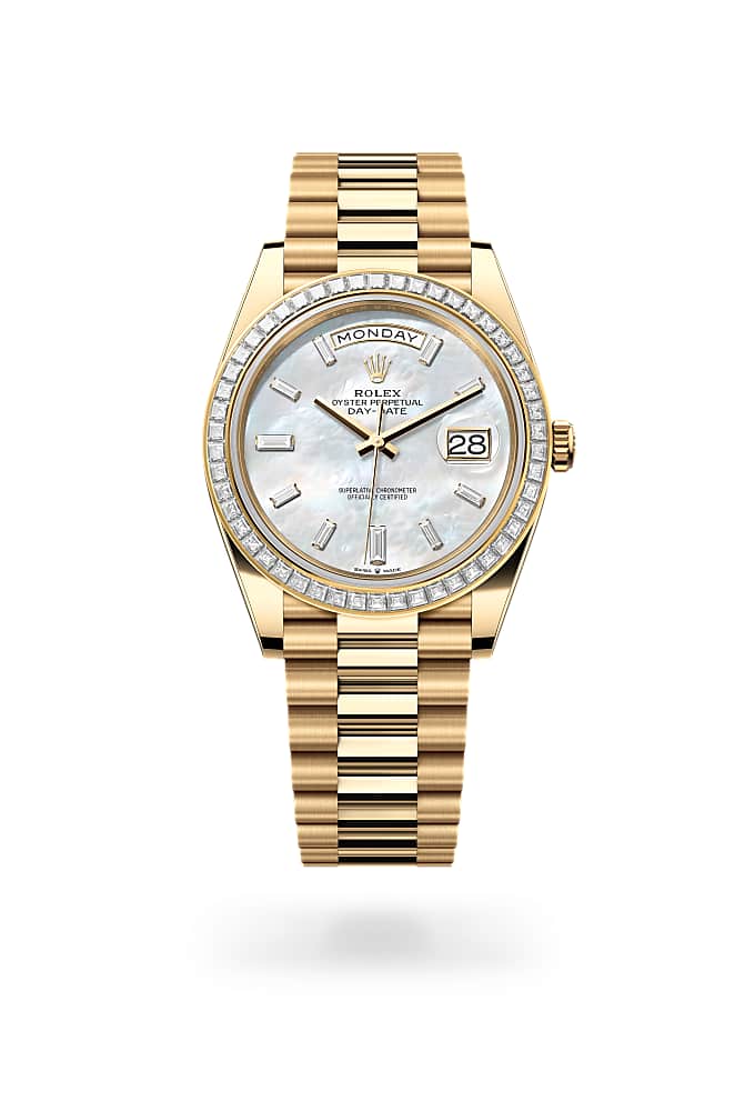 Rolex Day-Date 40 228398TBR-0043 - Oyster, 40 mm, yellow gold and diamonds