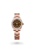 Rolex Oyster Perpetual 28 276245RBR-0002 - Oyster, 28 mm, Everose gold and diamonds