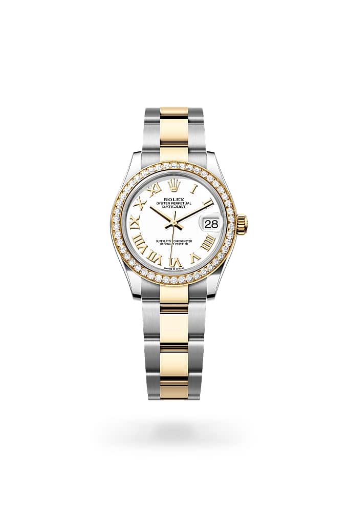 Rolex Datejust 31 278383RBR-0001 - Oyster, 31 mm, Oystersteel, yellow gold and diamonds