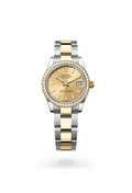 Rolex Datejust 31 278383RBR-0013 - Oyster, 31 mm, Oystersteel, yellow gold and diamonds