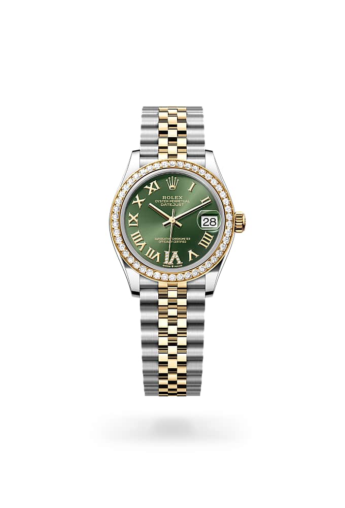 Rolex Datejust 31 278383RBR-0016 - Oyster, 31 mm, Oystersteel, yellow gold and diamonds