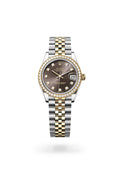 Rolex Datejust 31 278383RBR-0022 - Oyster, 31 mm, Oystersteel, yellow gold and diamonds