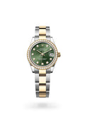 Rolex Datejust 31 278383RBR-0029 - Oyster, 31 mm, Oystersteel, yellow gold and diamonds