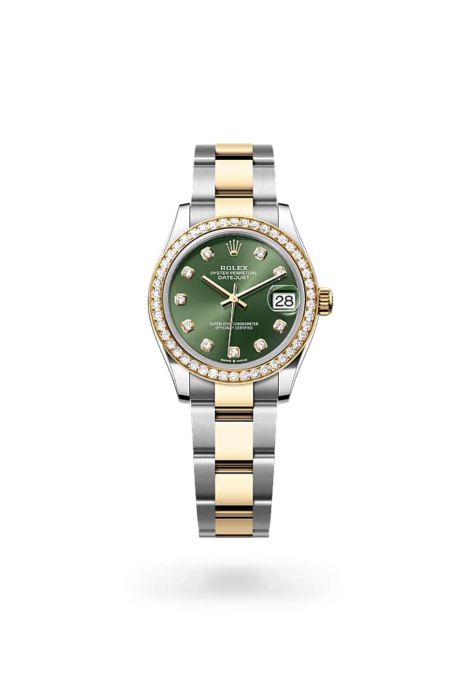 Rolex Datejust 31 278383RBR-0029 - Oyster, 31 mm, Oystersteel, yellow gold and diamonds