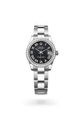Rolex Datejust 31 278384RBR-0001 - Oyster, 31 mm, Oystersteel, white gold and diamonds