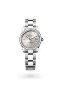 Rolex Datejust 31 278384RBR-0015 - Oyster, 31 mm, Oystersteel, white gold and diamonds