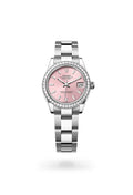 Rolex Datejust 31 278384RBR-0017 - Oyster, 31 mm, Oystersteel, white gold and diamonds