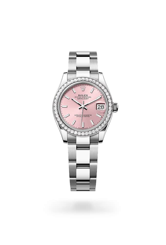 Rolex Datejust 31 278384RBR-0017 - Oyster, 31 mm, Oystersteel, white gold and diamonds
