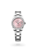 Rolex Datejust 31 278384RBR-0023 - Oyster, 31 mm, Oystersteel, white gold and diamonds
