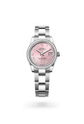 Rolex Datejust 31 278384RBR-0027 - Oyster, 31 mm, Oystersteel, white gold and diamonds