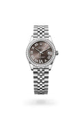 Rolex Datejust 31 278384RBR-0032 - Oyster, 31 mm, Oystersteel, white gold and diamonds