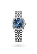 Rolex Datejust 31 278384RBR-0037 - Oyster, 31 mm, Oystersteel, white gold and diamonds