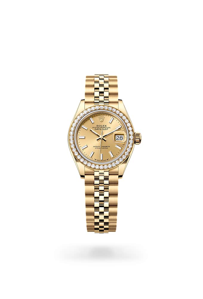Rolex Lady-Datejust 279138RBR-0013 - Oyster, 28 mm, yellow gold and diamonds