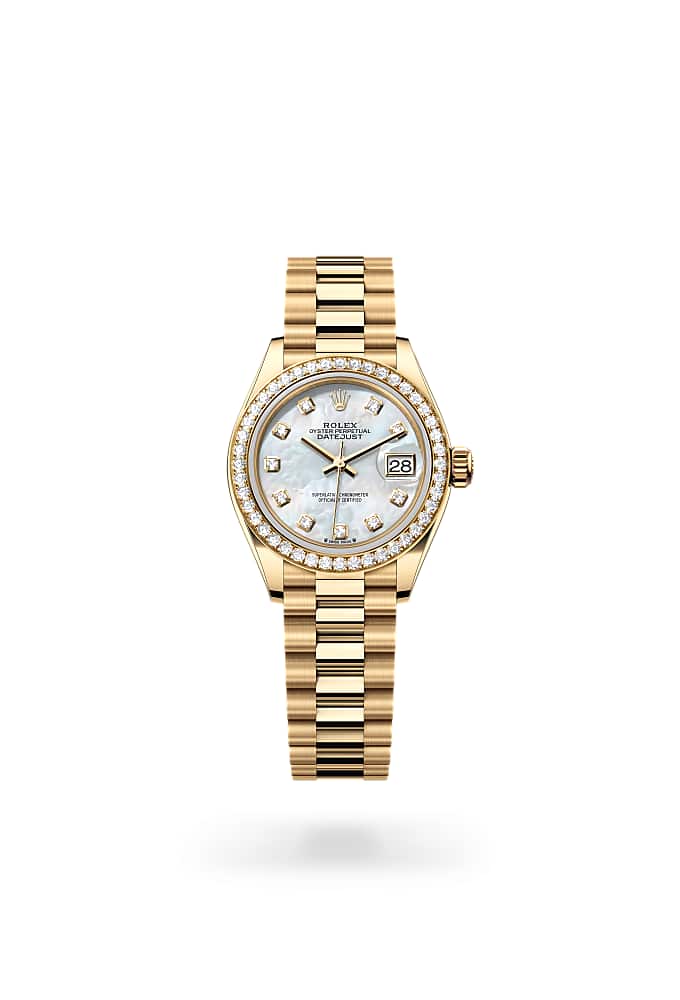 Rolex Lady-Datejust 279138RBR-0015 - Oyster, 28 mm, yellow gold and diamonds