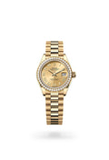 Rolex Lady-Datejust 279138RBR-0021 - Oyster, 28 mm, yellow gold and diamonds