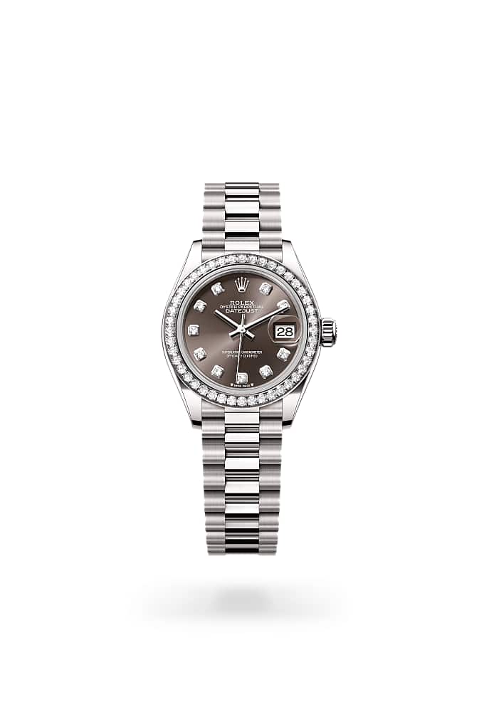 Rolex Lady-Datejust 279139RBR-0011 - Oyster, 28 mm, white gold and diamonds