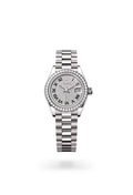 Rolex Lady-Datejust 279139RBR-0014 - Oyster, 28 mm, white gold and diamonds