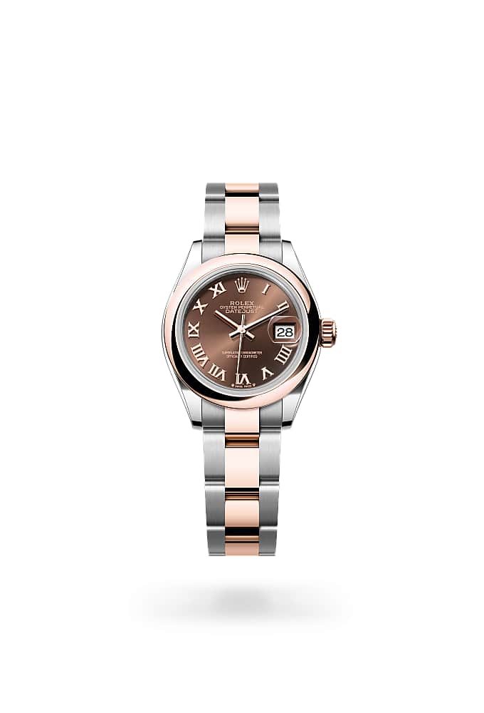Rolex Lady-Datejust 279161-0010 - Oyster, 28 mm, Oystersteel and Everose gold