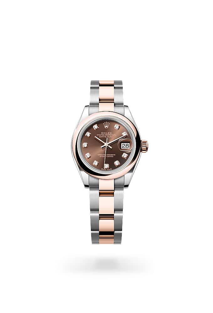 Rolex Lady-Datejust 279161-0012 - Oyster, 28 mm, Oystersteel and Everose gold