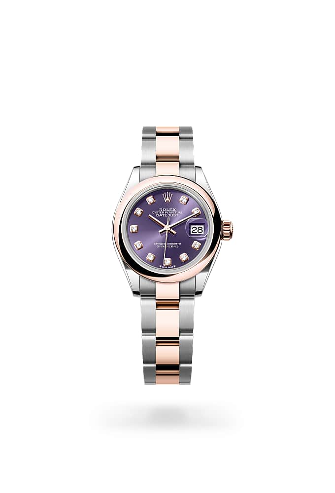 Rolex Lady-Datejust 279161-0016 - Oyster, 28 mm, Oystersteel and Everose gold