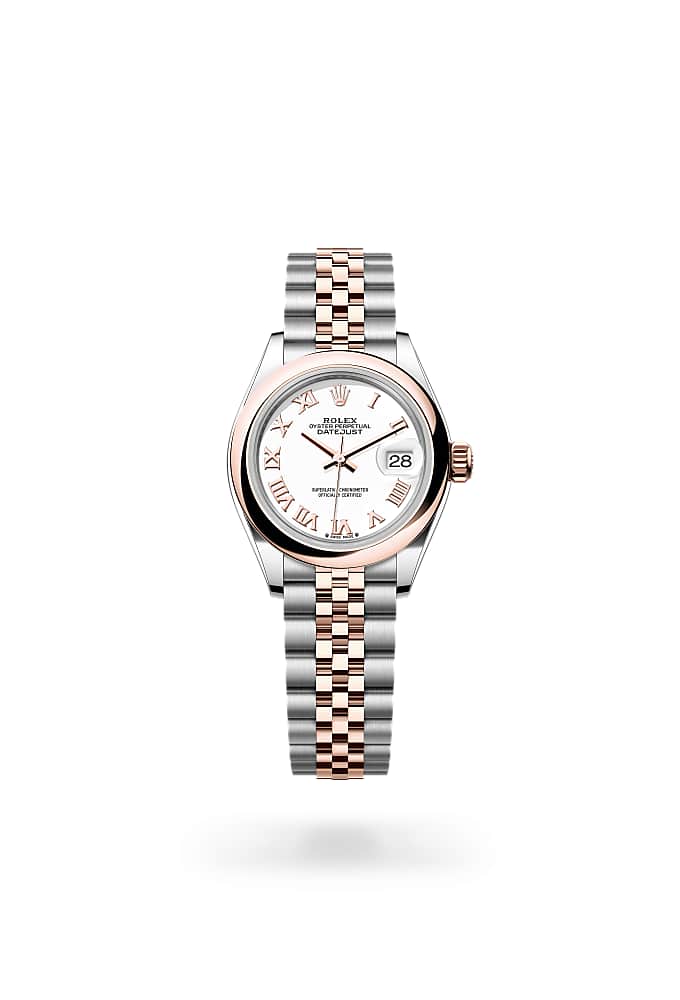 Rolex Lady-Datejust 279161-0021 - Oyster, 28 mm, Oystersteel and Everose gold
