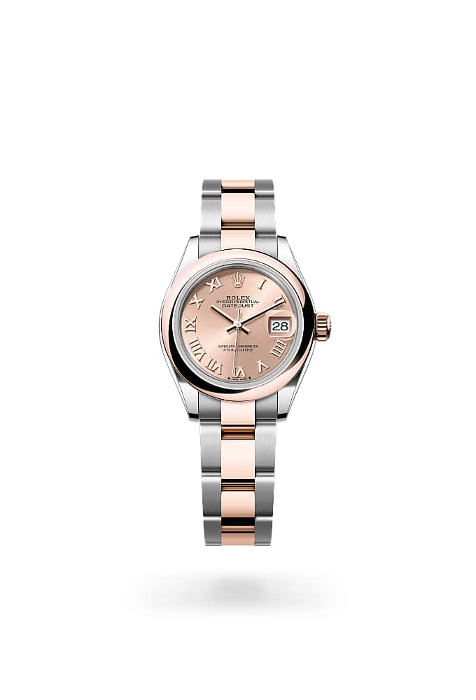 Rolex Lady-Datejust 279161-0026 - Oyster, 28 mm, Oystersteel and Everose gold
