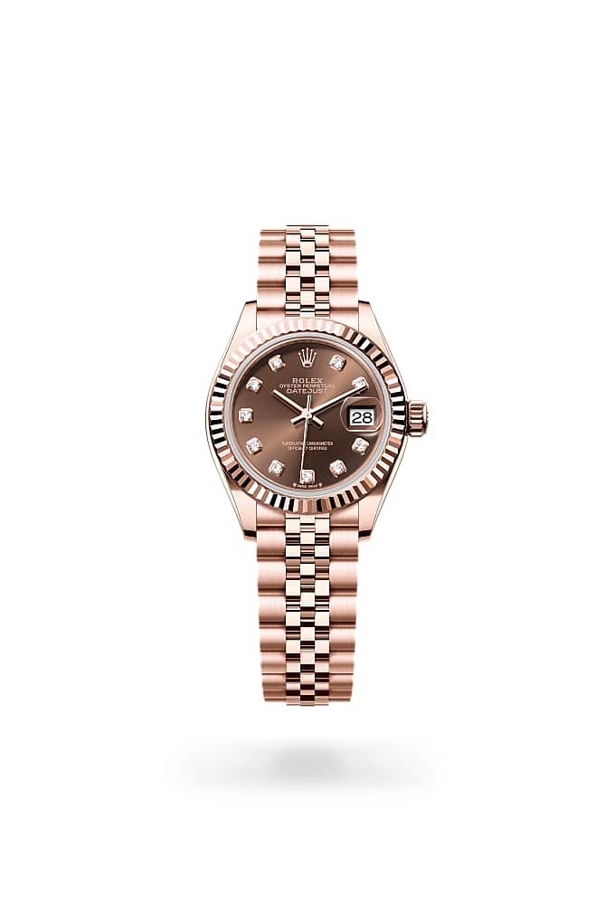 Rolex Lady-Datejust 279175-0010 - Oyster, 28 mm, Everose gold