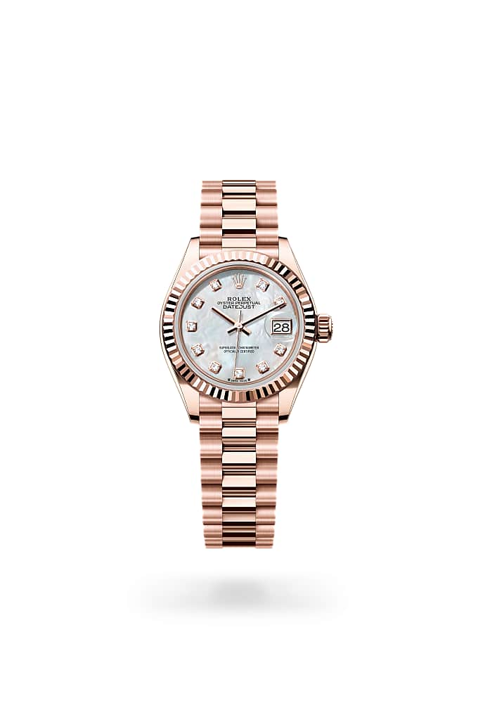 Rolex Lady-Datejust 279175-0017 - Oyster, 28 mm, Everose gold