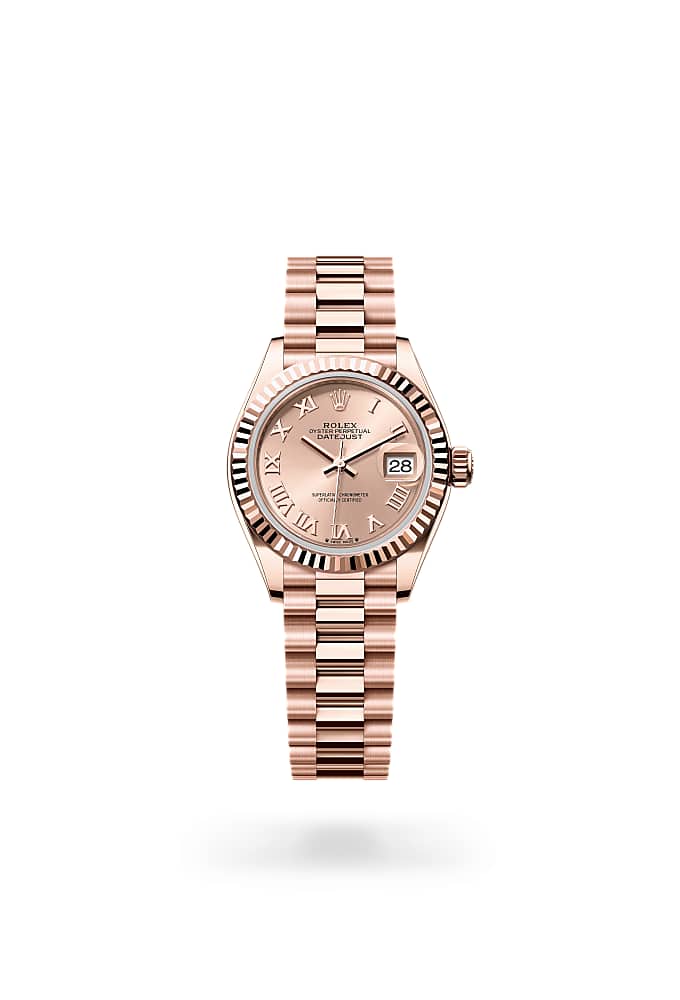 Rolex Lady-Datejust 279175-0027 - Oyster, 28 mm, Everose gold
