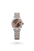 Rolex Lady-Datejust 279381RBR-0003 - Oyster, 28 mm, Oystersteel, Everose gold and diamonds