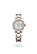 Rolex Lady-Datejust 279381RBR-0014 - Oyster, 28 mm, Oystersteel, Everose gold and diamonds
