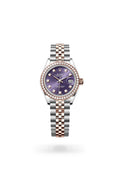 Rolex Lady-Datejust 279381RBR-0015 - Oyster, 28 mm, Oystersteel, Everose gold and diamonds