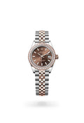 Rolex Lady-Datejust 279381RBR-0017 - Oyster, 28 mm, Oystersteel, Everose gold and diamonds