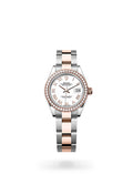 Rolex Lady-Datejust 279381RBR-0022 - Oyster, 28 mm, Oystersteel, Everose gold and diamonds