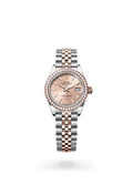 Rolex Lady-Datejust 279381RBR-0023 - Oyster, 28 mm, Oystersteel, Everose gold and diamonds