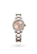 Rolex Lady-Datejust 279381RBR-0028 - Oyster, 28 mm, Oystersteel, Everose gold and diamonds