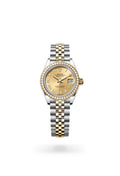 Rolex Lady-Datejust 279383RBR-0009 - Oyster, 28 mm, Oystersteel, yellow gold and diamonds