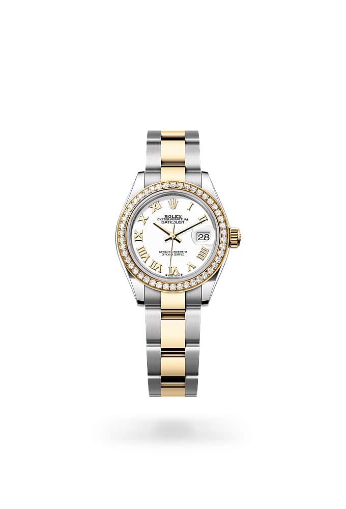 Rolex Lady-Datejust 279383RBR-0024 - Oyster, 28 mm, Oystersteel, yellow gold and diamonds