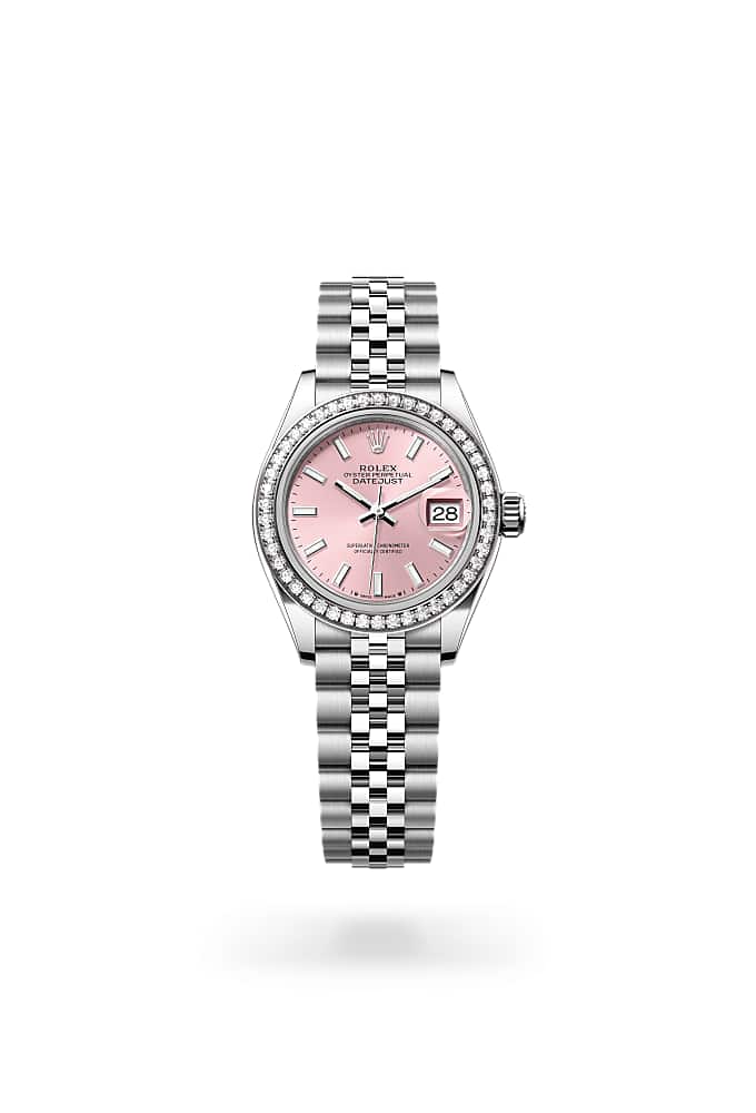 Rolex Lady-Datejust 279384RBR-0001 - Oyster, 28 mm, Oystersteel, white gold and diamonds