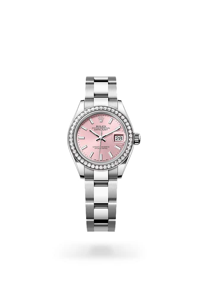 Rolex Lady-Datejust 279384RBR-0002 - Oyster, 28 mm, Oystersteel, white gold and diamonds