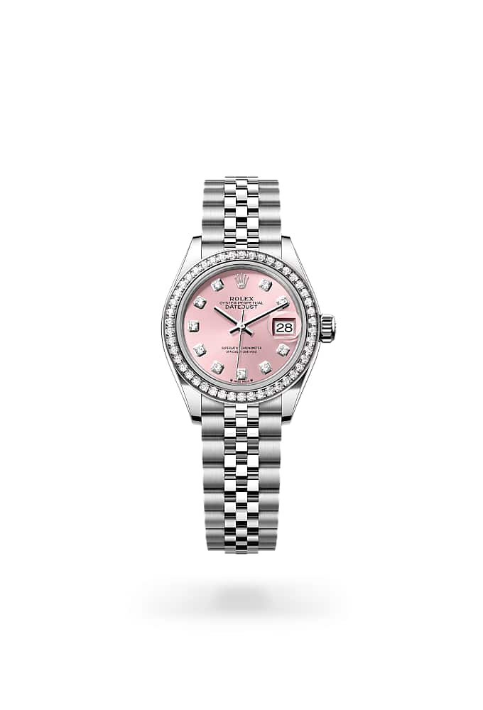 Rolex Lady-Datejust 279384RBR-0003 - Oyster, 28 mm, Oystersteel, white gold and diamonds