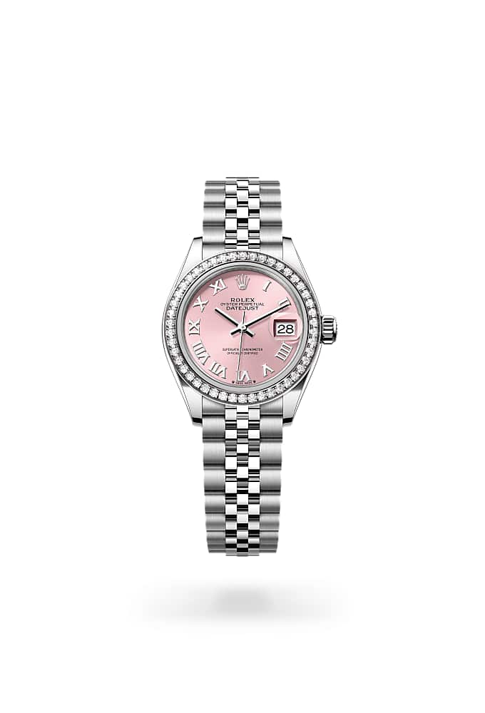 Rolex Lady-Datejust 279384RBR-0005 - Oyster, 28 mm, Oystersteel, white gold and diamonds