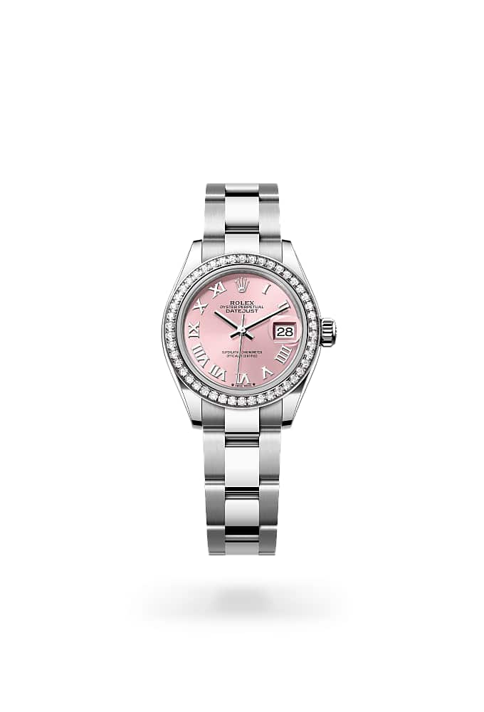 Rolex Lady-Datejust 279384RBR-0006 - Oyster, 28 mm, Oystersteel, white gold and diamonds