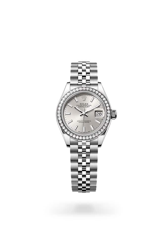 Rolex Lady-Datejust 279384RBR-0007 - Oyster, 28 mm, Oystersteel, white gold and diamonds