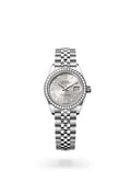 Rolex Lady-Datejust 279384RBR-0009 - Oyster, 28 mm, Oystersteel, white gold and diamonds
