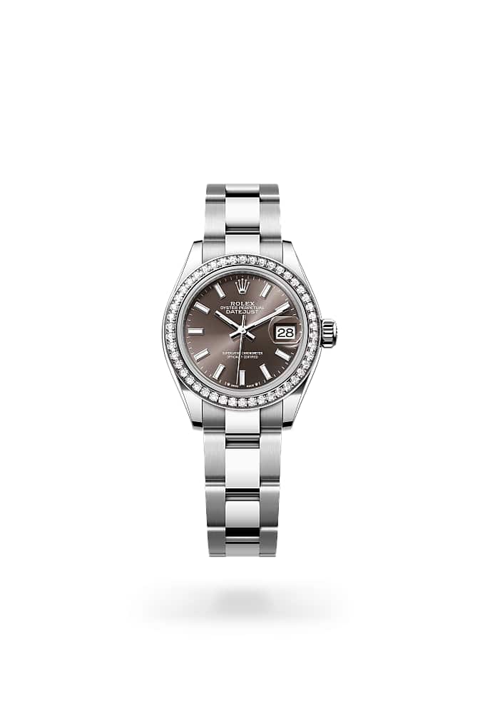 Rolex Lady-Datejust 279384RBR-0014 - Oyster, 28 mm, Oystersteel, white gold and diamonds