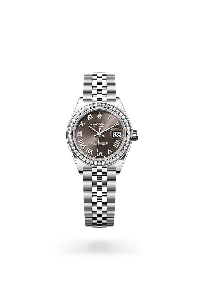 Rolex Lady-Datejust 279384RBR-0015 - Oyster, 28 mm, Oystersteel, white gold and diamonds