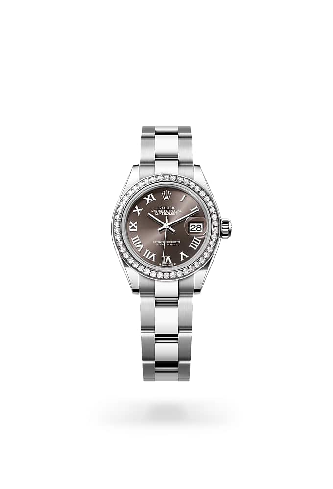 Rolex Lady-Datejust 279384RBR-0016 - Oyster, 28 mm, Oystersteel, white gold and diamonds