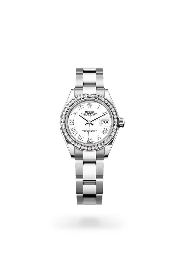 Rolex Lady-Datejust 279384RBR-0020 - Oyster, 28 mm, Oystersteel, white gold and diamonds